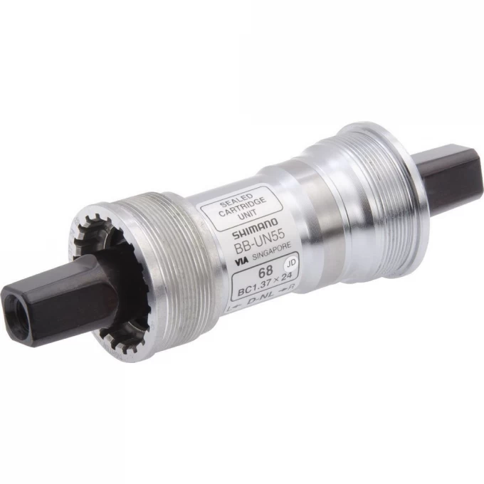 Каретка SHIMANO UN55, 68/127мм, с болтами EBBUN55B27 Каретка SHIMANO UN55, 68/127мм, с болтами EBBUN55B27