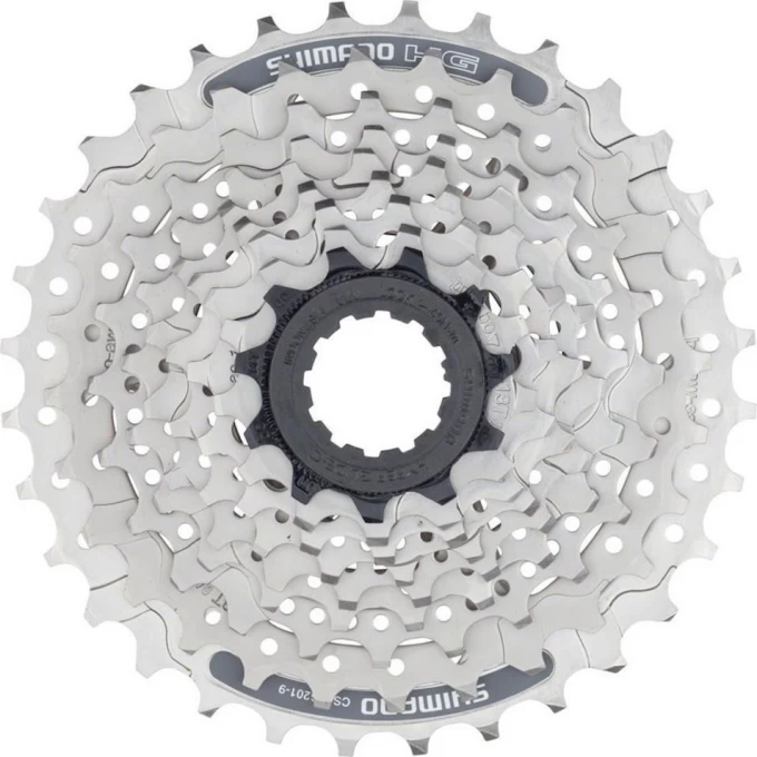 Кассета SHIMANO ALIVIO HG201, 9 скоростей, 11-36 серебристый ECSHG2019136 Кассета SHIMANO ALIVIO HG201, 9 скоростей, 11-36 серебристый ECSHG2019136