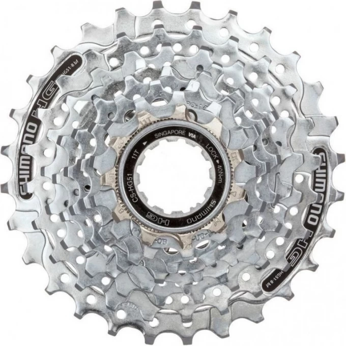 Кассета SHIMANO ALIVIO HG51, 8 скоростей, 11-28 ECSHG518128 Кассета SHIMANO ALIVIO HG51, 8 скоростей, 11-28 ECSHG518128
