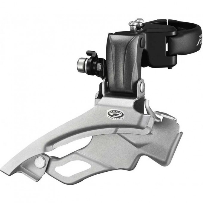 Переключатель передний SHIMANO ALTUS, M371 универсальная тяга, универсальный хомут, 3X9 скорость, угол: 66-69 EFDM371X6 Переключатель передний SHIMANO ALTUS, M371 универсальная тяга, универсальный хомут, 3X9 скорость, угол: 66-69 EFDM371X6