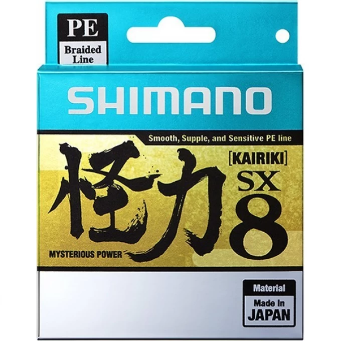 Леска плетёная SHIMANO KAIRIKI 8 PE 150 м разноцветная 0.215 мм 20.8 кг 59WPLA58R26 Леска плетёная SHIMANO KAIRIKI 8 PE 150 м разноцветная 0.215 мм 20.8 кг 59WPLA58R26