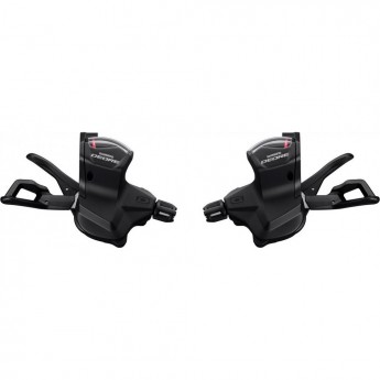 Шифтер SHIMANO DEORE, M6000-L, левый, 2/3 скоростей, на хомут, без индикатора, трос 1800мм