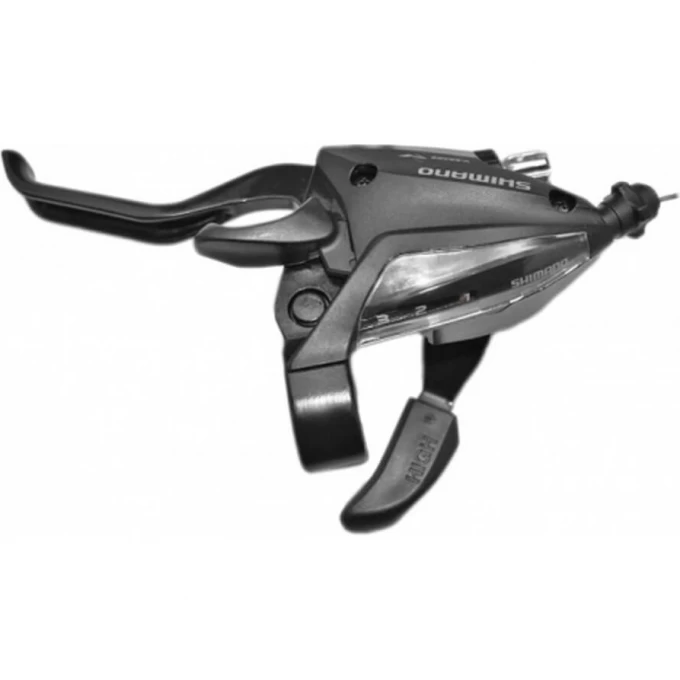 Шифтер тормозная ручка SHIMANO TOURNEY, EF500, левый, 3 скорости, трос, черный ESTEF5002LSBL Шифтер тормозная ручка SHIMANO TOURNEY, EF500, левый, 3 скорости, трос, черный ESTEF5002LSBL