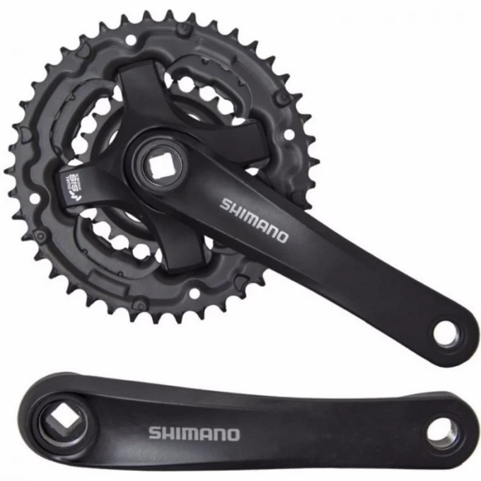 Система SHIMANO MT210, 175мм, интегрированный вал, 46/30, без защиты, цвет черный EFCMT210EX60XL Система SHIMANO MT210, 175мм, интегрированный вал, 46/30, без защиты, цвет черный EFCMT210EX60XL