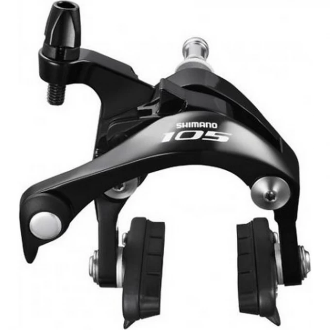 Тормоз SHIMANO 105 BR-5800, клещевой, задний, болт:10.5мм, R55C4, черный, IBR5800AR82AL Тормоз SHIMANO 105 BR-5800, клещевой, задний, болт:10.5мм, R55C4, черный, IBR5800AR82AL