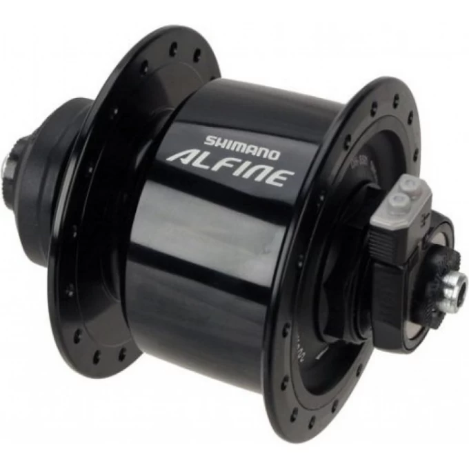 Втулка динамо SHIMANO ALFINE, S501, 36 отверстий, 6V-3W, черный, C.LOCK, OLD:100 мм EDHS501AL Втулка динамо SHIMANO ALFINE, S501, 36 отверстий, 6V-3W, черный, C.LOCK, OLD:100 мм EDHS501AL